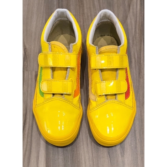 Limited Edition Vans Old Skool Haribo Goldbear Shoes Boys Size 1.5 Bright Yellow - Picture 2 of 16